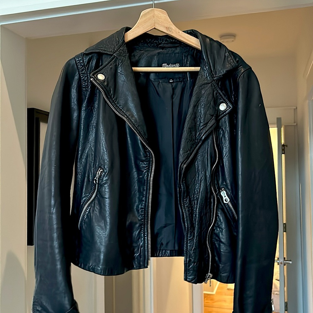 Madewell Women’s Washed Leather Jacket